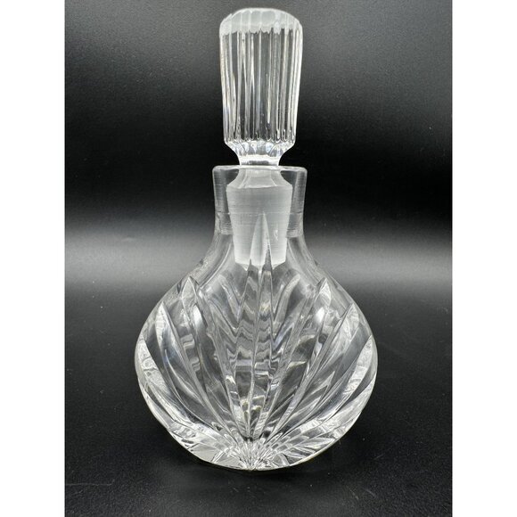 Vtg Lenox Crystal Perfume Bottle w/Stopper-Dauber Made In West Germany 4.5" - Picture 1 of 6